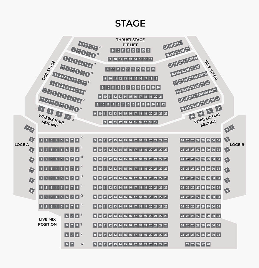 Port Theatre Seating Chart